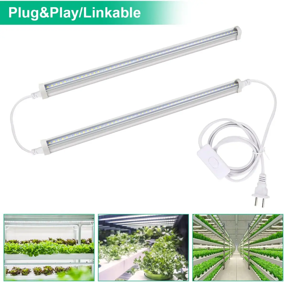 LED Grow Plant Lamp Full Spectrum Tube Bulb AC85-265V Growth Lights Hydroponics Growing System Aquarium Plants Seed Terrarium