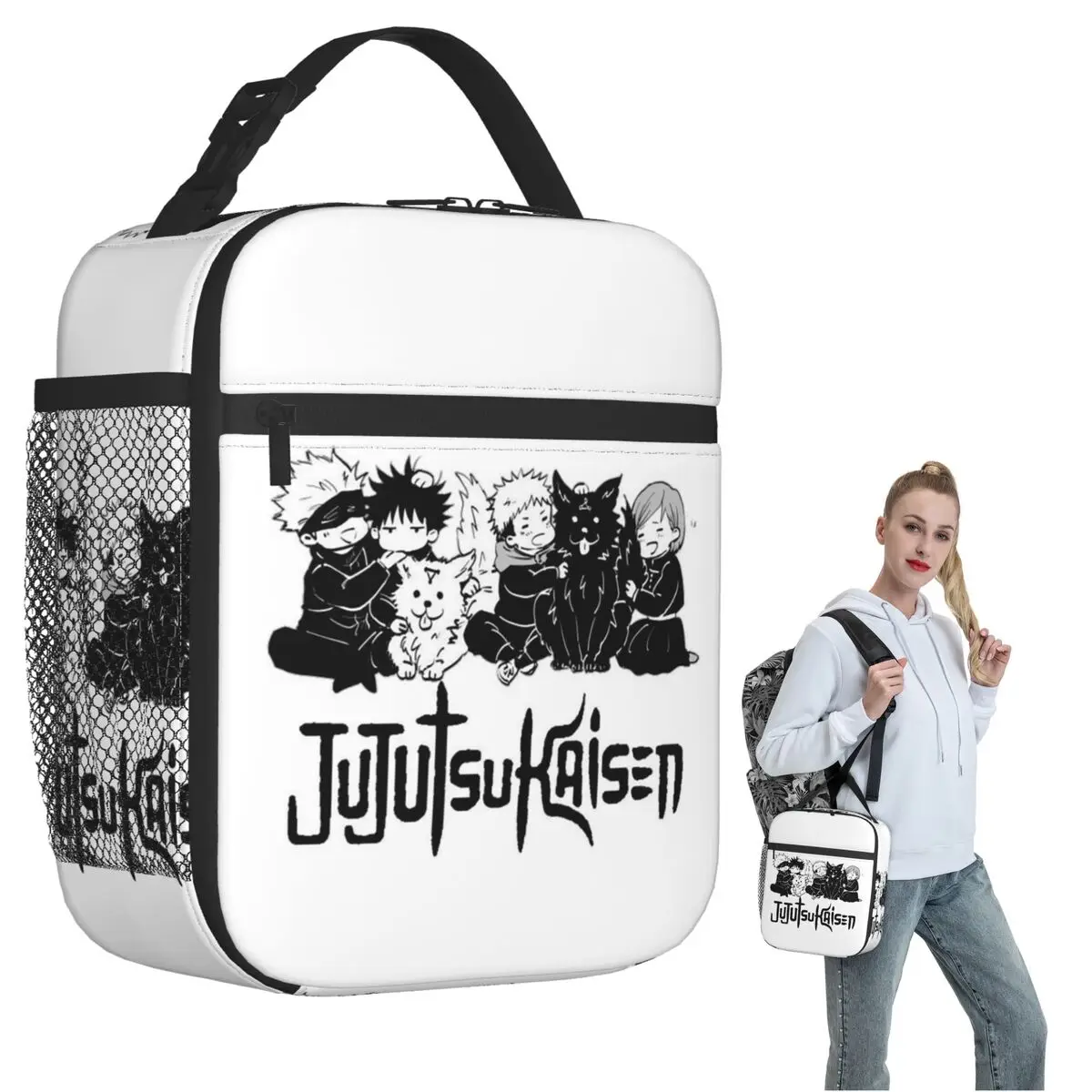 

Термосумка для обедов Jujutsu Kaisen Anime для женщин и детей, герметичная, для еды, термосумка-тоут