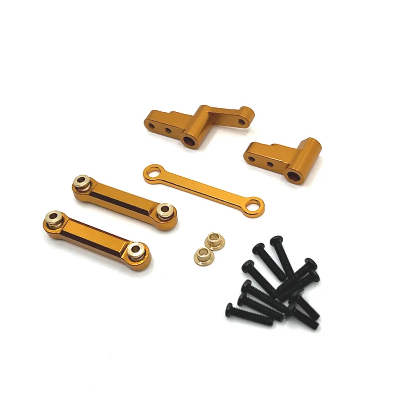 ملحقات السيارة للتحكم عن بعد ترقية معدنية مكون التوجيه مجموعة قضيب السحب مناسبة لـ MJX 1/14 14301 14302 14303 RC قطع غيار السيارات