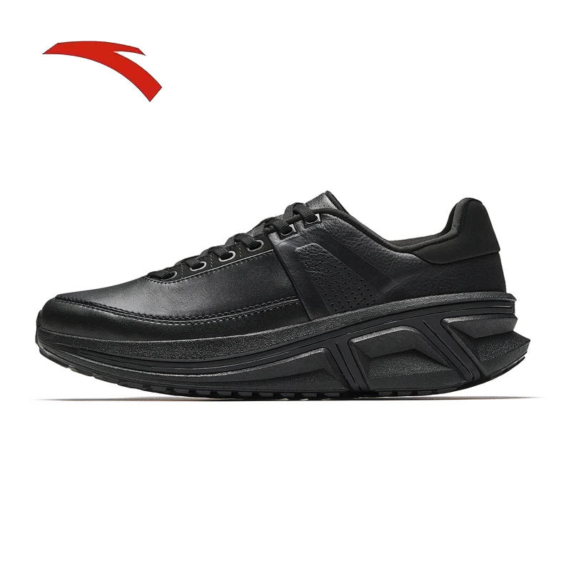 ANTA GUANJUN RONGHYAO3 LTH Men's winter insulated leather surface rebound commuter running casual shoes