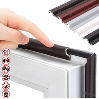 40M Wearable Casement Windows Sealing Strips Acoustic Pu Foam Self Adhesive Weather Stripping Waterproof Dustproof Seal Tape