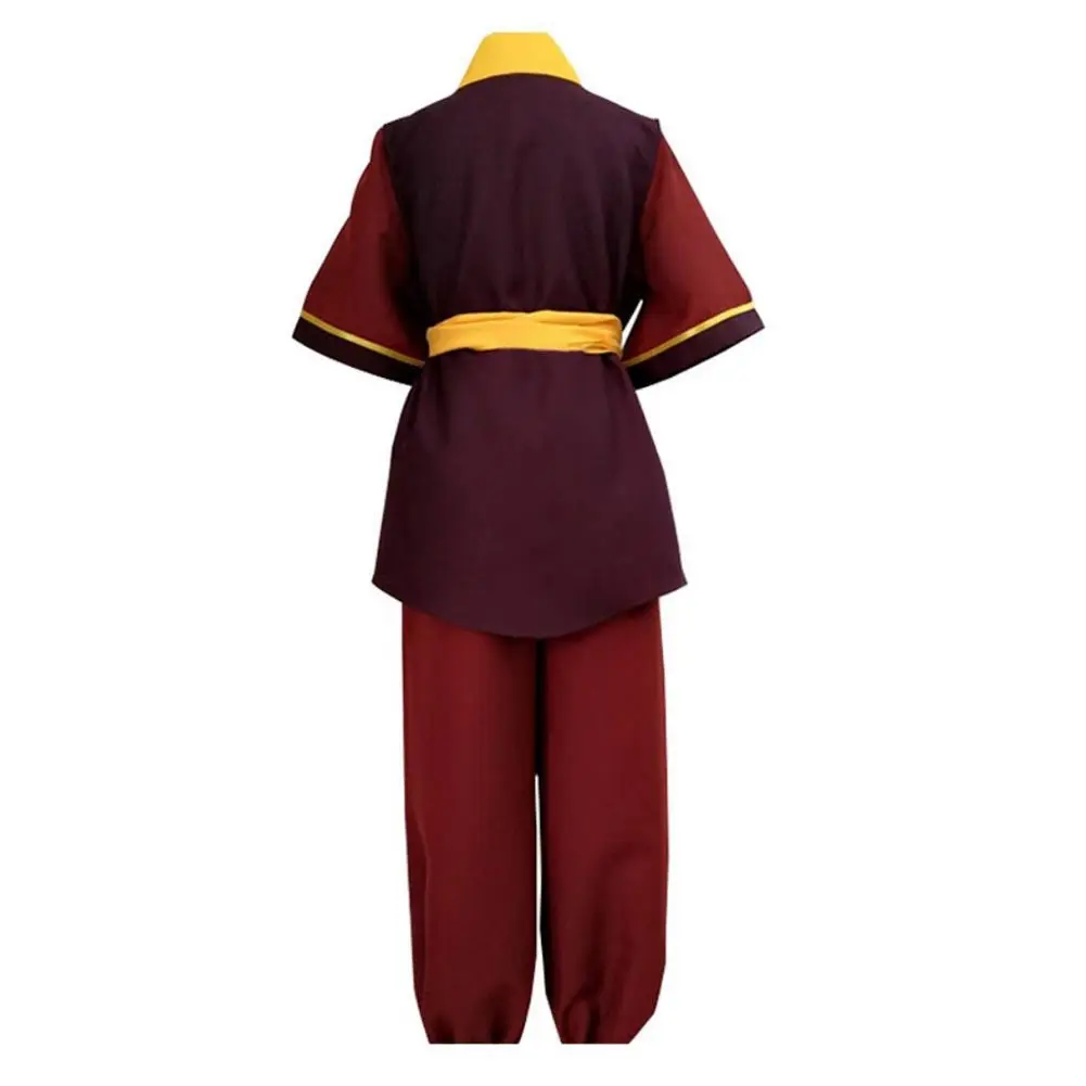 Avatar Zuko Cosplay Costume pour hommes adultes, haut, pantalon, ceinture, Fantrenfor, tenues de jeu de rôle, Halloween, carnaval, Diague trempée