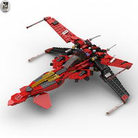 370PCS MOC Rebels Space Fighter Kai Legacy X-wing Building Blocks Puzzle Toy Brick Birthday Gift for Children Compatible 71704