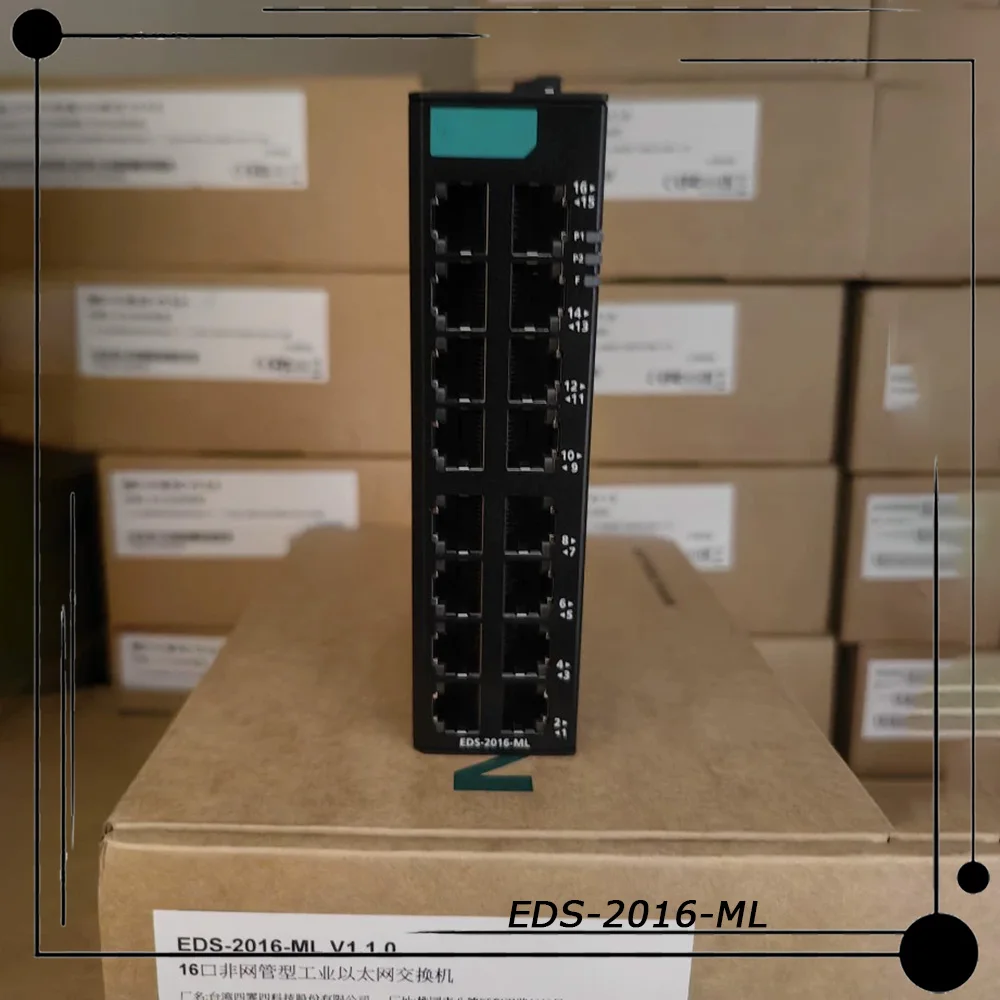 

For MOXA 16-port Unmanaged 100 Gigabit Switch EDS-2016-ML