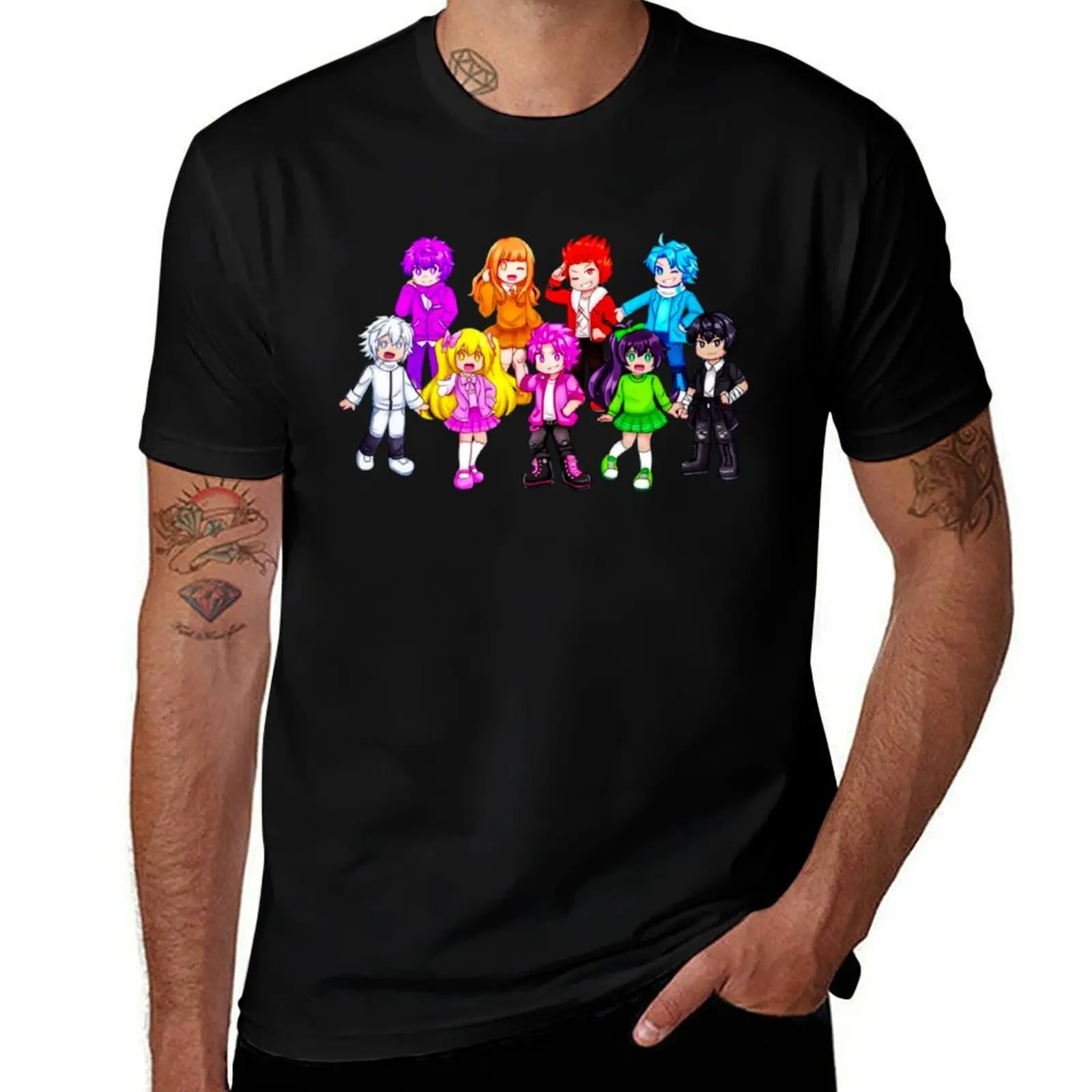 

Cute Chibi Gaming Tee Girls Boys Gamer in Team Squad Gift Kid T-Shirt essential t shirt T-Shirt