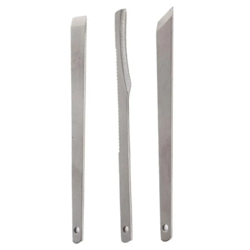 3 unids/set cuchillo de pedicura profesional mango para pelar uñas juego de acero inoxidable herramienta para el cuidado de los pies herramienta para cutícula encarnada