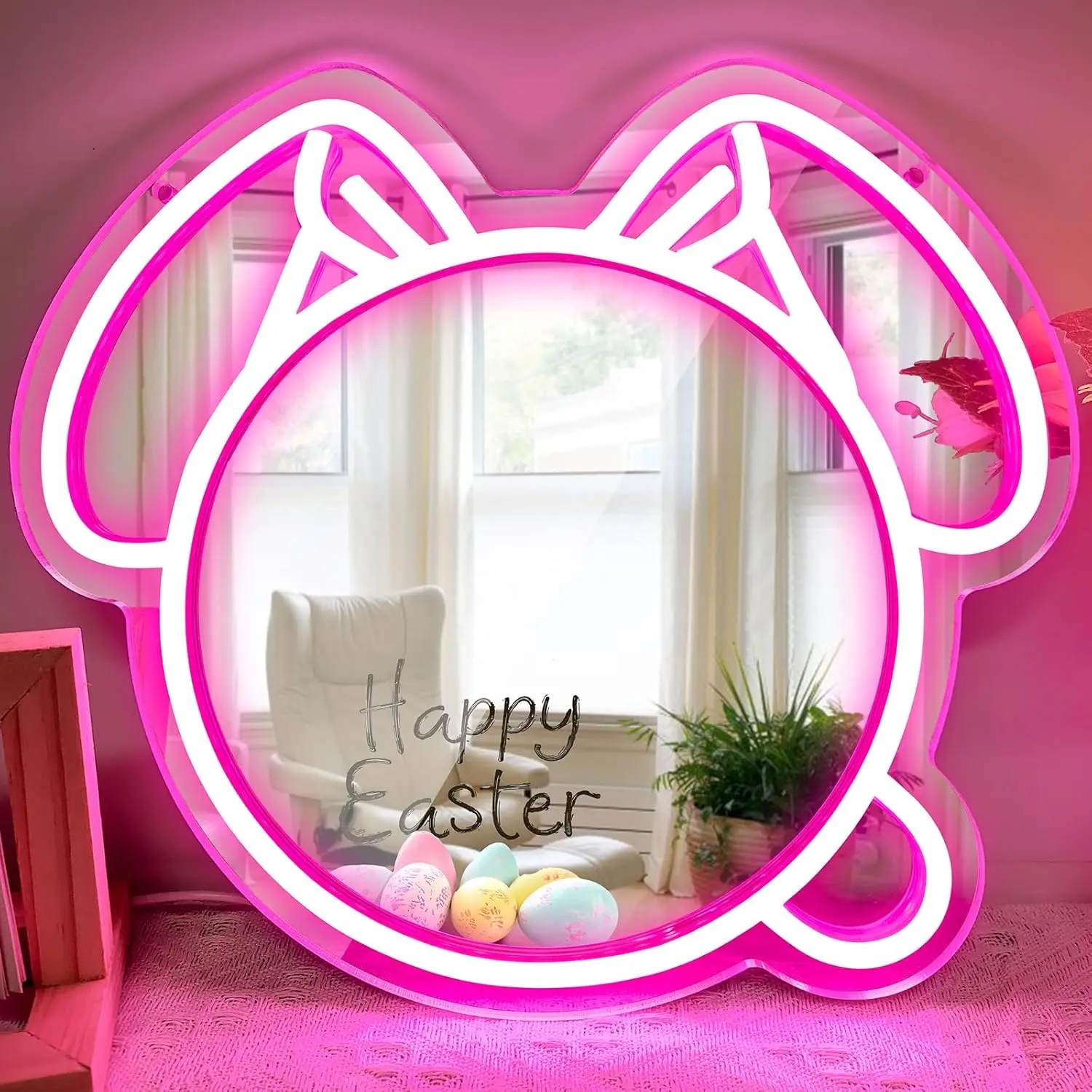 rabbit-mirror-neon-sign-usb-powered-led-light-for-bar-kid-room-store-gaming-room-bedroom-decoration-birthday-gift-makeup-mirror