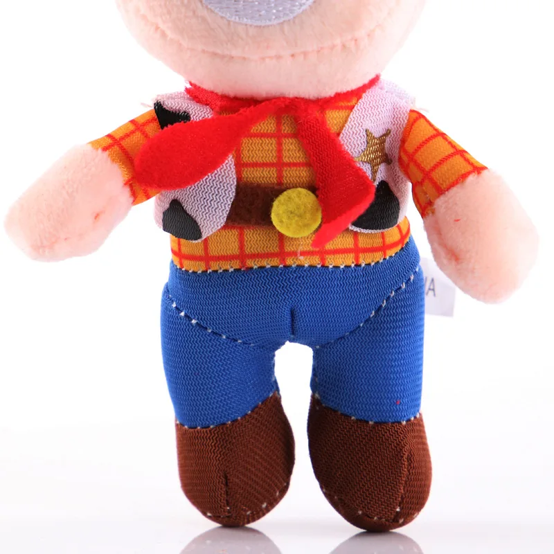 Disney Toy Story 4 Woody Jessie Buzz Lightyear Peluche Cartoon Anime Farcito Bambole Woody Portachiavi Ciondolo Borsa Regali di Natale per bambini