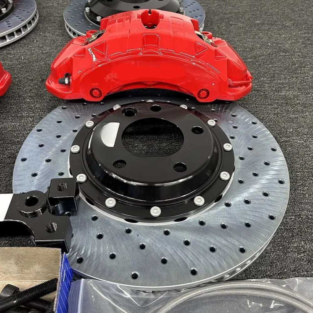 

Aluminum Color Universal Large Brake Caliper Kit 20Z 6 Cans Brake Caliper 380mm 402mm