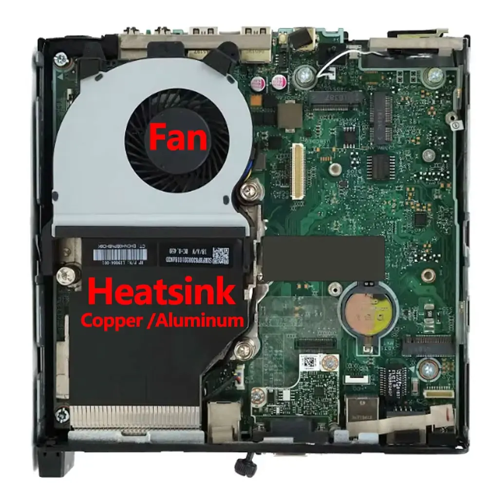 OEM NEW For HP Elitedesk 800 705 G4 G5 ProDesk 400 G4 G5 G6 405 600 G4 G5 DM Mini Desktop Cooling Fan Heatsink Fans Cooler view 6