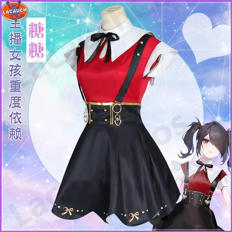 Jeu NEEDY GIRL OVERDOSE Angelkaiwaii Raincandy Cosplay Costumes perruque robe JK uniforme Lolita robe pour femmes filles