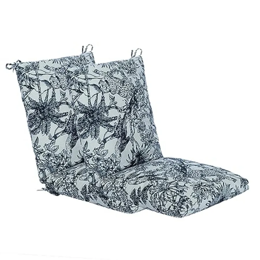 

Set of 2 Outdoor Dining Chair Cushions Patio Seating Cushions 38x18x4.5 inch for Garden Patio Furniture
