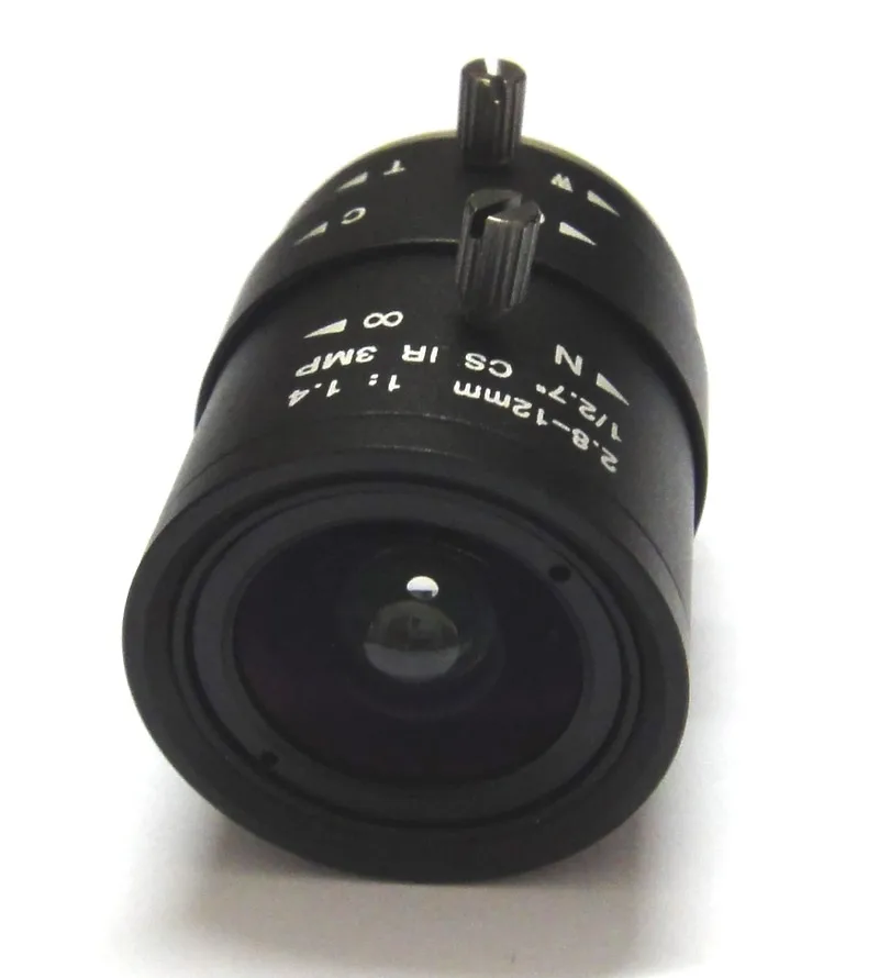 

HD 3mp 2.8-12mm cctv lens CS Mount Manual Focal 2.8mm-12mm IR 1/2.7" F1:1.4 for Security IP Camera