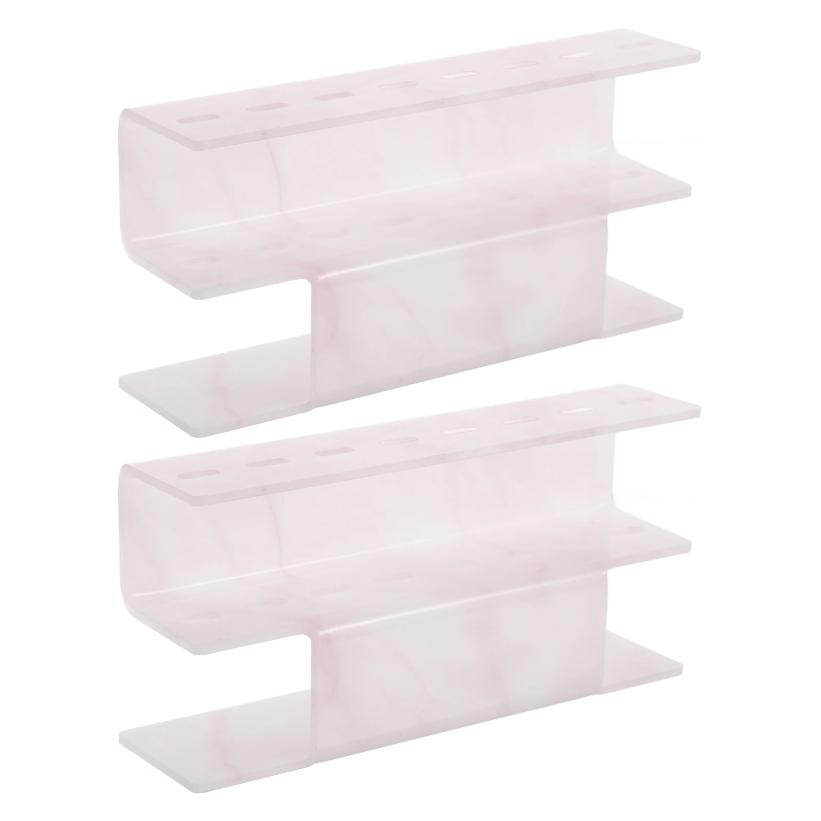 2 قطعة الاكريليك 8 حفرة الملقط تخزين الرف عرض موقف ل ملحقات رمش المنظم لاش أدوات حامل الرف