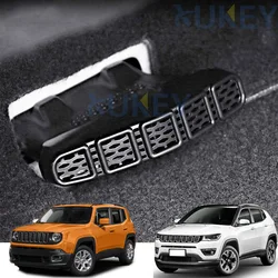 For Jeep Compass Renegade Under Seat Floor Air Conditioner Duct Vent Cover Grill Outlet 2015 2016 2017 2018 2019 2020 2021 2022