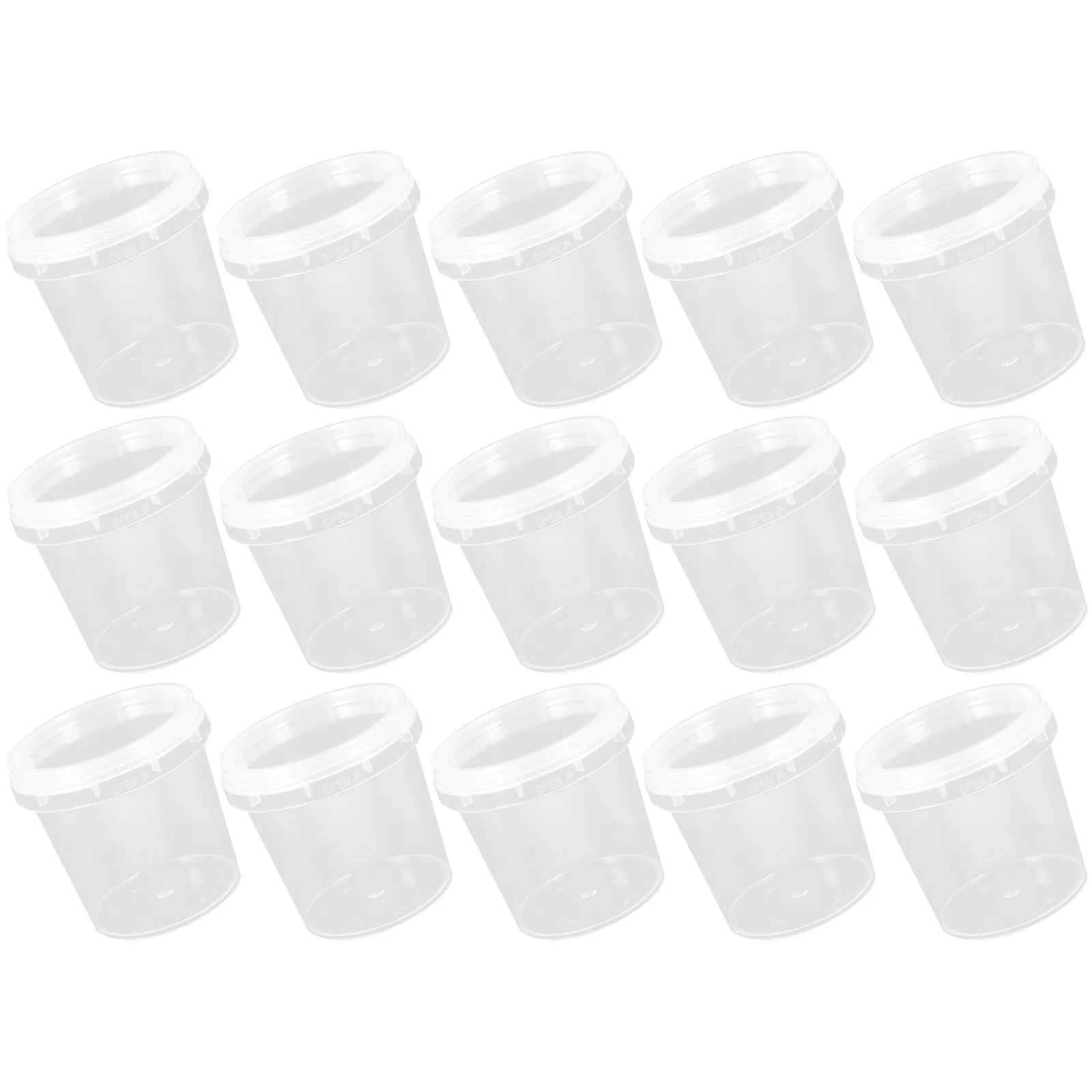 

18 Pcs Storage Jar Bucket Toy Large Wicker Basket with Lid Pp Bins Plastic Case