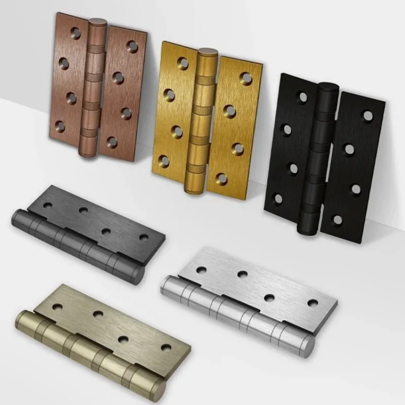 Zawiasy ze stali nierdzewnej do drzwi, szafek, okien, drewnianych skrzynek, zawiasy płaskie, zawiasy wpuszczane z łożyskiem, akcesoria do mebli domowych.