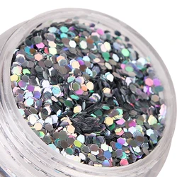 Shiny Gold Silver Nail Glitter Powder Flakes for Manicure Polish DIY Nail Art Decorations