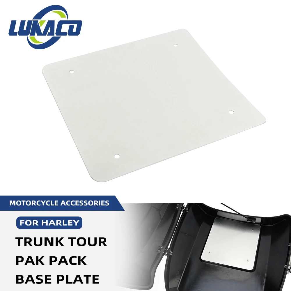 

Motorcycle Accessory Trunk Tour Pak Inner Metal Pack Base Plate For Harley Touring Road Glide Chopped King Tour Pack 1997-UP