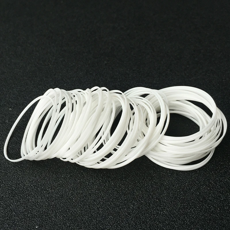 

White Gasket 0.4mm Thick 1.25mm High 25-34.5mm I Ring Fits Front Watch Crystal Glass Repair Parts Watches Accessories，1pcs