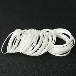 White Gasket 0.4mm Thick 1.25mm High 25-34.5mm I Ring Fits Front Watch Crystal Glass Repair Parts Watches Accessories，1pcs