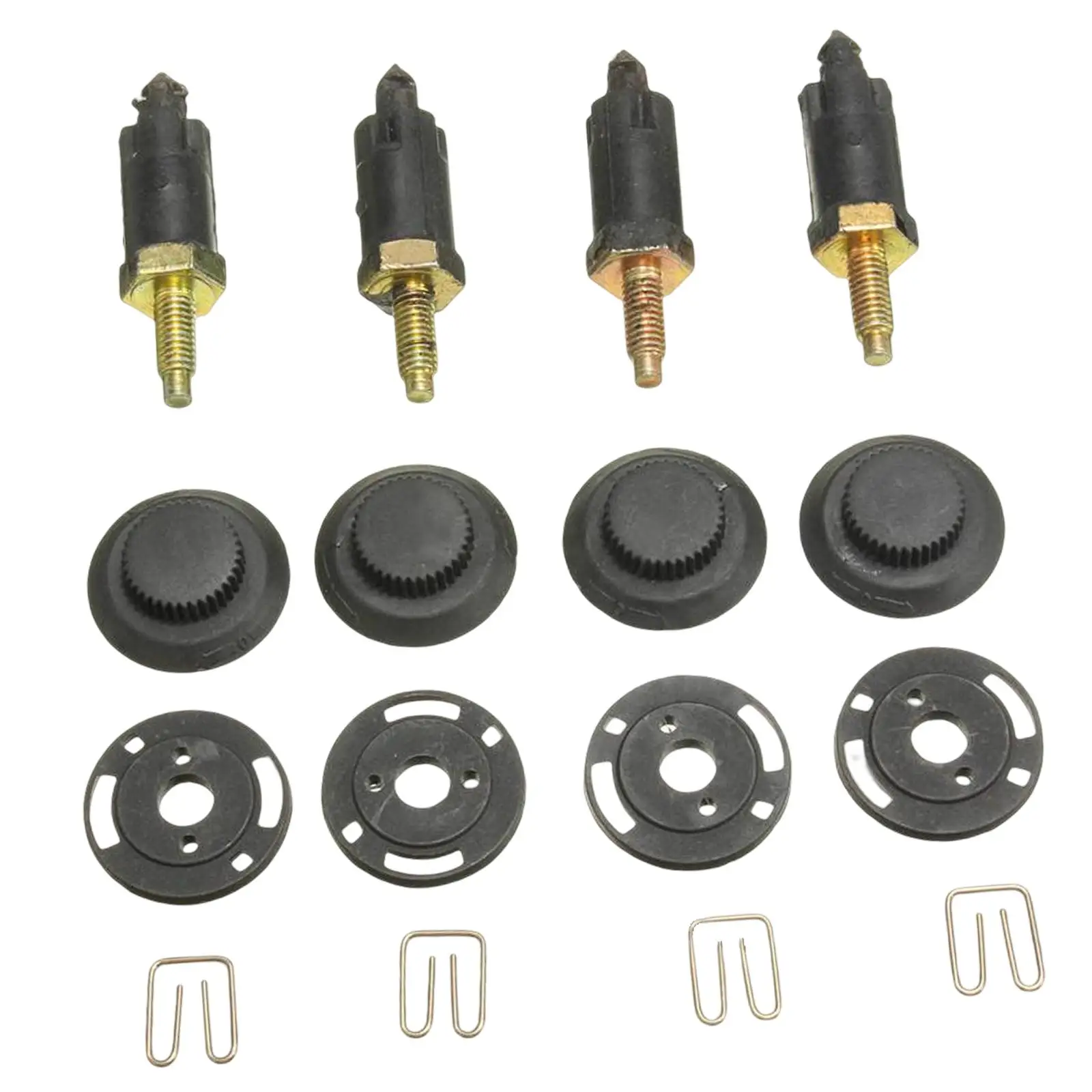 

4x Engine Cover Clip and Bolt Set 013711 Replacement Durable Car Accessories