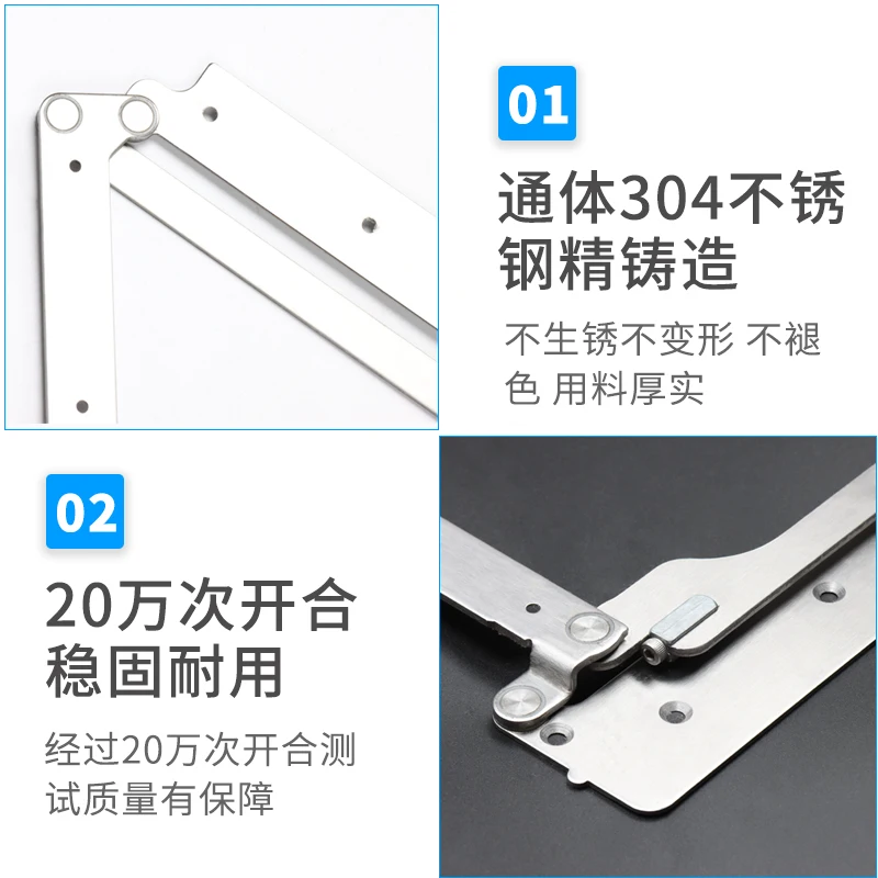 stainless steel folding door hardware accessories full set of sliding doors bedroom bathroom wooden  flat  hinge