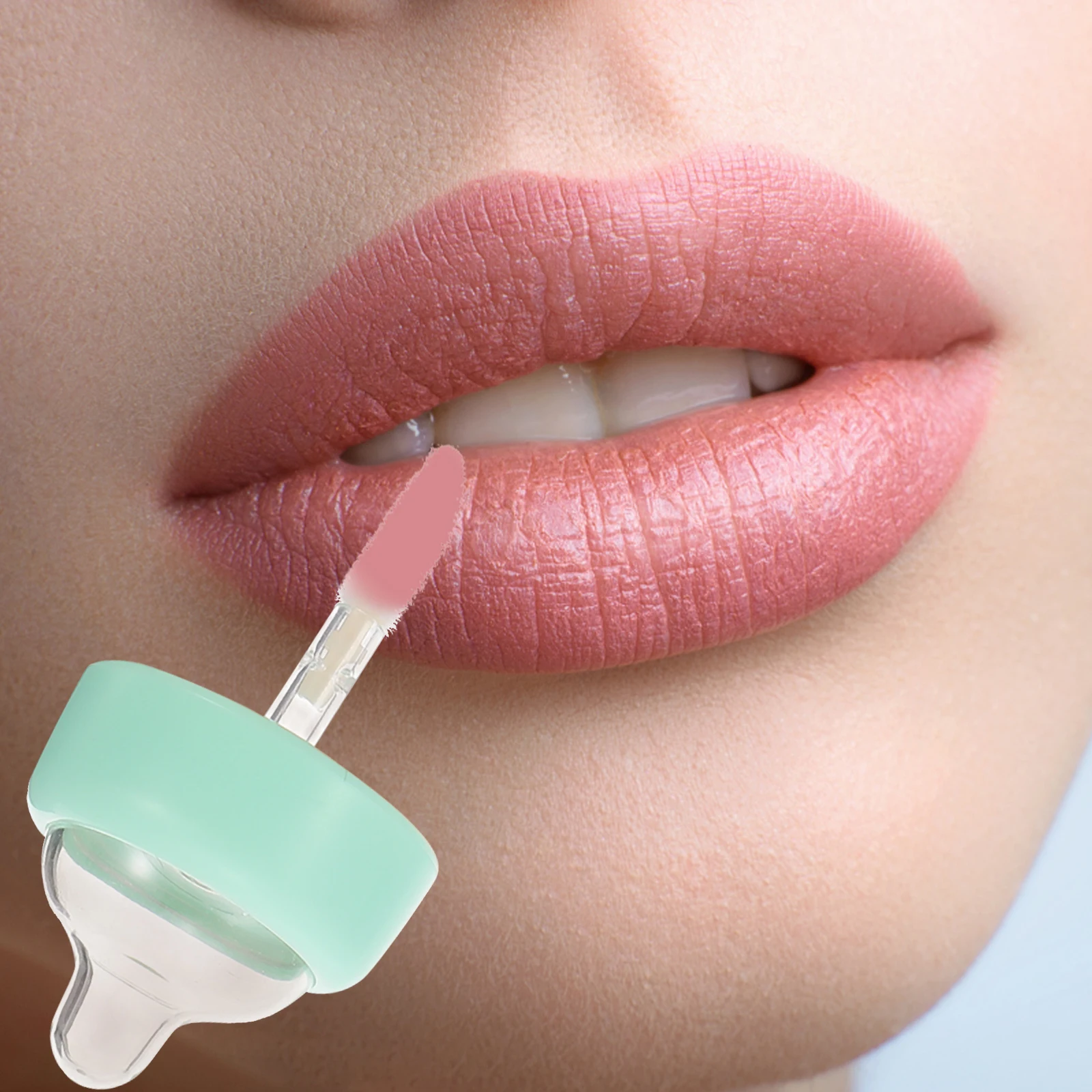 10pcs ลิปกลอสขวดเปล่าหลอด Leak-Proof คอนเทนเนอร์โปร่งใสสําหรับ DIY Liquid Blush ลิปสติก Labial Glair