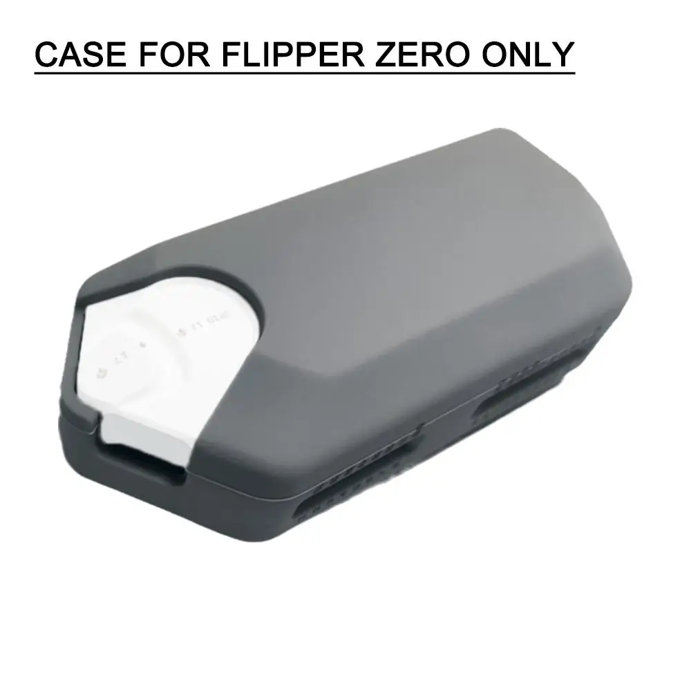 For Flipper Zero Silicone Protective Case Grey Shell Protector For Flipper Zero Game Accessories Dustproof and Drop Prevention