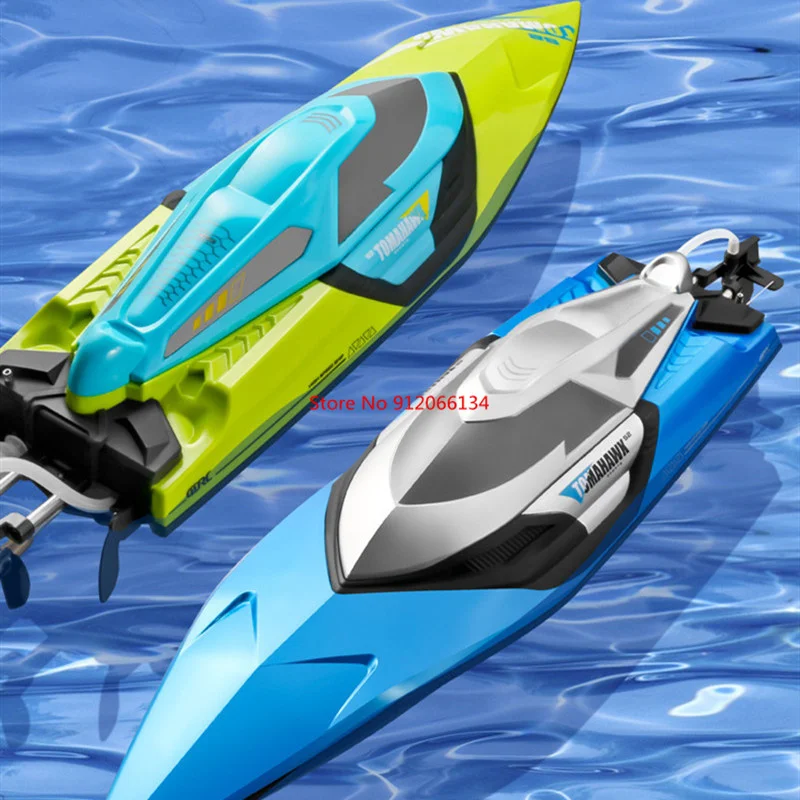 70KM/H RC Speedboat Double Layer Waterproof 50CM Oversize RC Racing Boat Water Cooling Capsize Reset Remote Control Yacht Boats