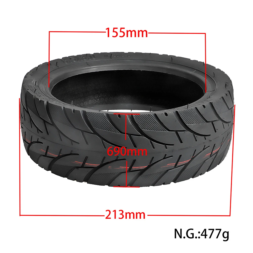 Tubeless Vacuum Tire for Xiaomi M365 Pro 1S MI3 Electric Scooter Durable Strong Tyre with Gas Nozzle 8 1/2x3.0 8.5inch