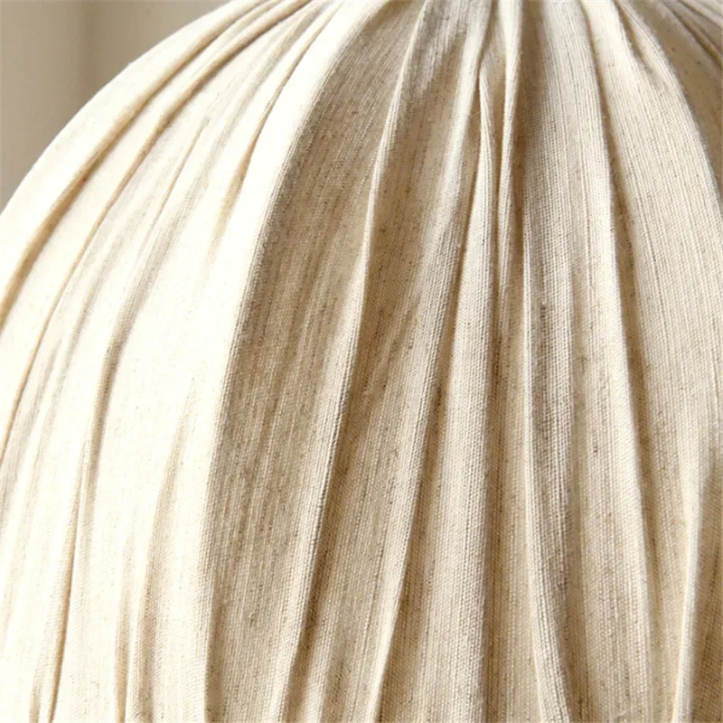 Nordic Handmade French Cotton Linen Ceiling Chandelier Living Room  Decoration Cloth Art Fabric Kitchen