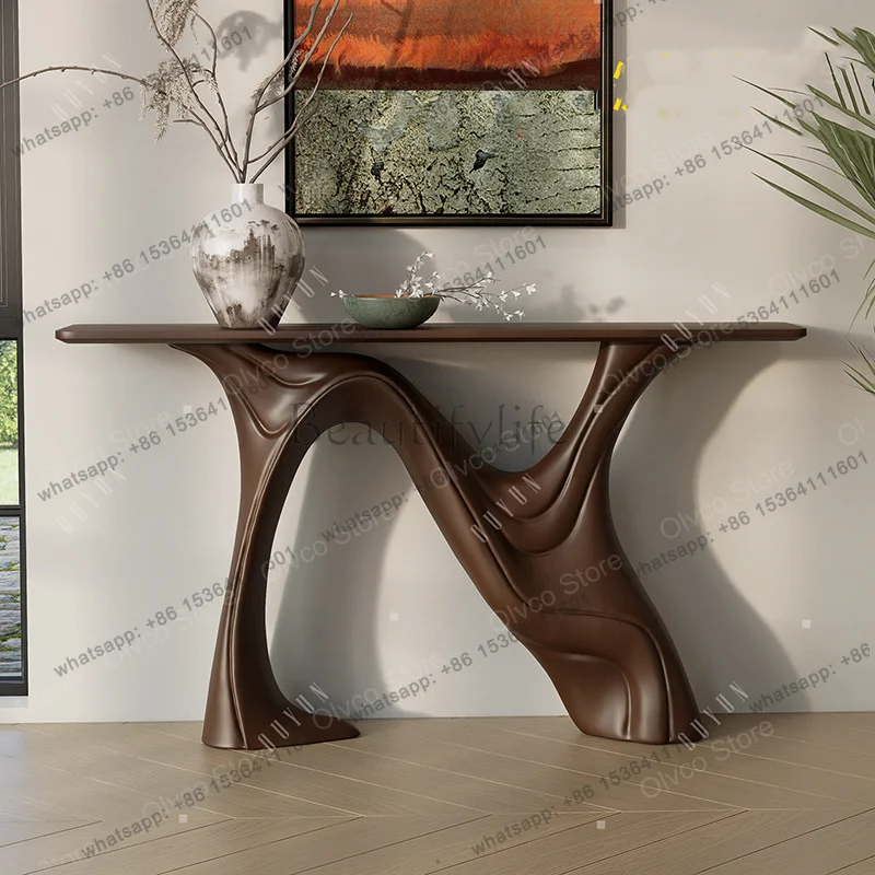 XX.Apartment Home Console Table Multifunctional Decorative Entryway Table Trendy Nordic Flurkonsole Living Room Furniture