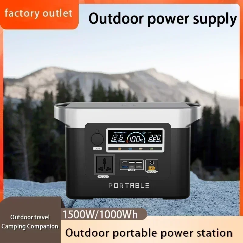 800W 40Ah-85Ah portable power bank, portable power station, outdoor emergency power supply for camping outdoor RV homes