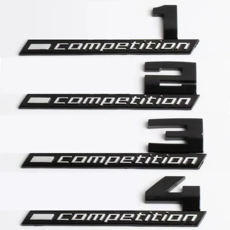 

Giossy Black 3D ABS COMPETITION ABS эмблема Thunder Edition для BMW M1 M2 M3 M4 M5 M6 M8 наклейка на багажник автомобиля