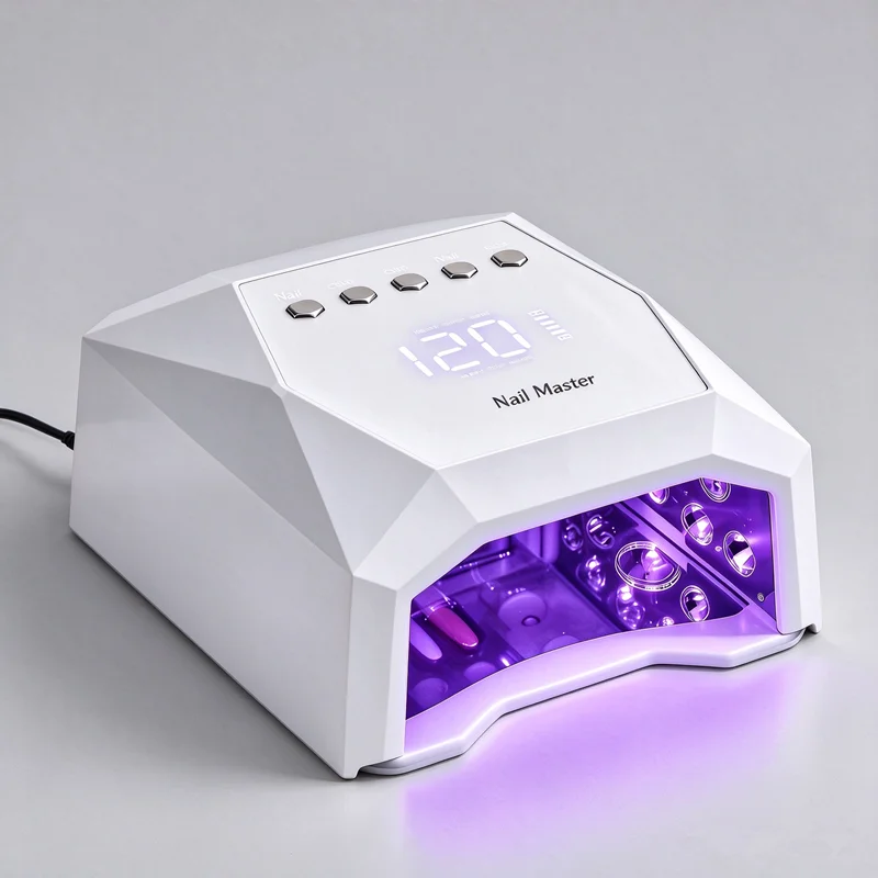 Large Space Fast Drying 365nm-405nm Dual UV+LED Light Source Gel Nail Dryer Auto Sensor Manicure Curing Lamp for All Gel Polish