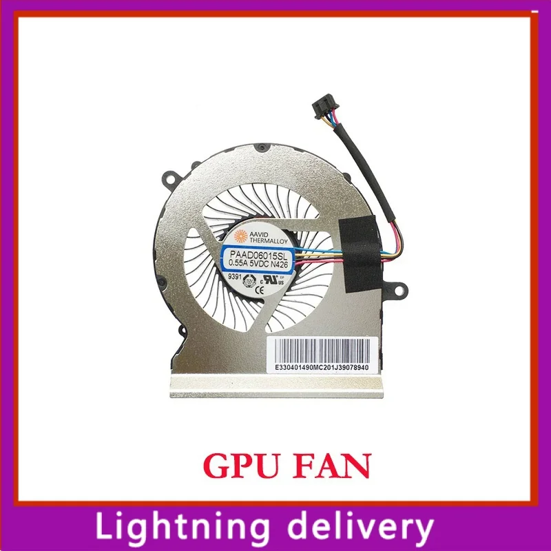 Laptop CPU GPU Cooling Fan for MSI GL65 GE65 GP65 WE65 Raider PABD07012SH 1.0A 5VDC N425 PAAD06015SL 0.55A 5VDC N426