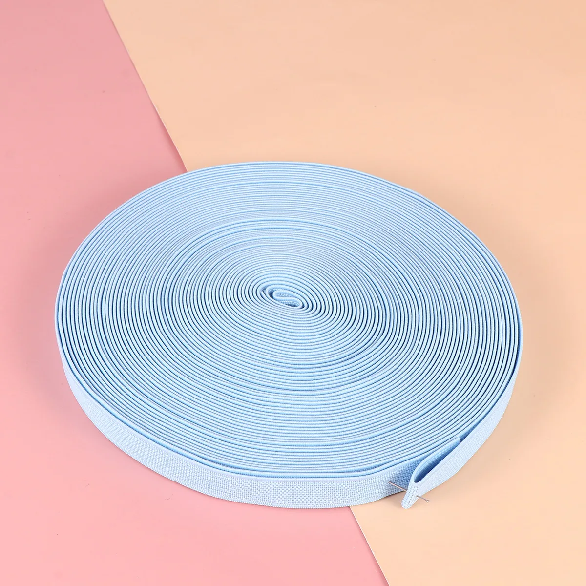 

1 Roll Thickened Plain Elastic Band 1.5cm Width 16M Sky-Blue for DIY Shoes Accessory Decorative Elastic Bands Craft Projects