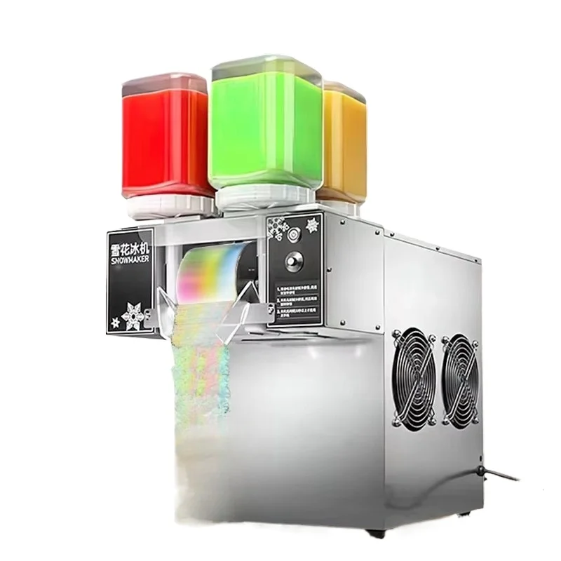 4 Flavors Snow Flakes Ice Maker Machine 120KG/Day Korean Bingsu Machine 220V 110V Edible Snow Ice Maker Machine For Business