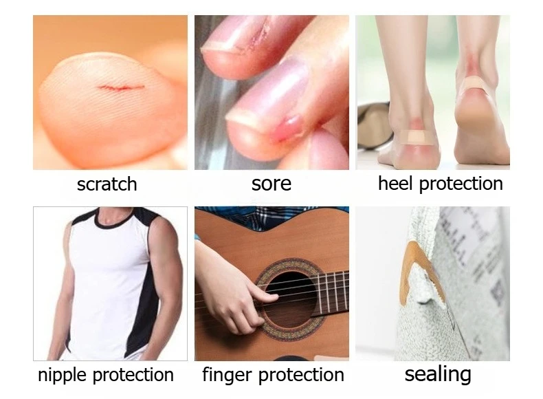 100 ชิ้นกันน้ํา Breathable Sticky Plaster Outdoor Camping ผ้าพันแผลทางการแพทย์ Hemostatic Dressing Patch Family Reserve Band Aid