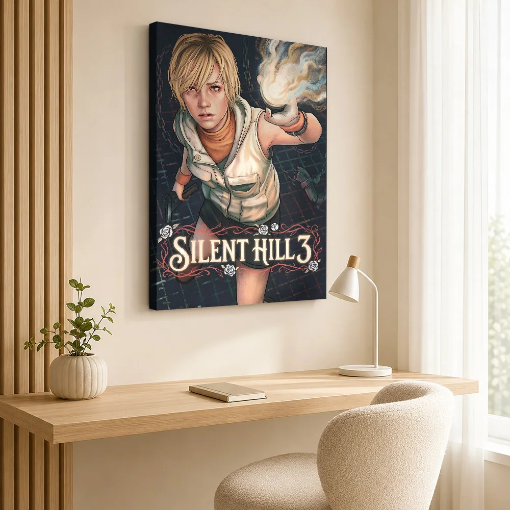 Silent Hill 3 Heather Mason Artwork Canvas Poster Personalized Photo Gaming Anime Wall Paintings Decoration for Game Room Dorm view 2