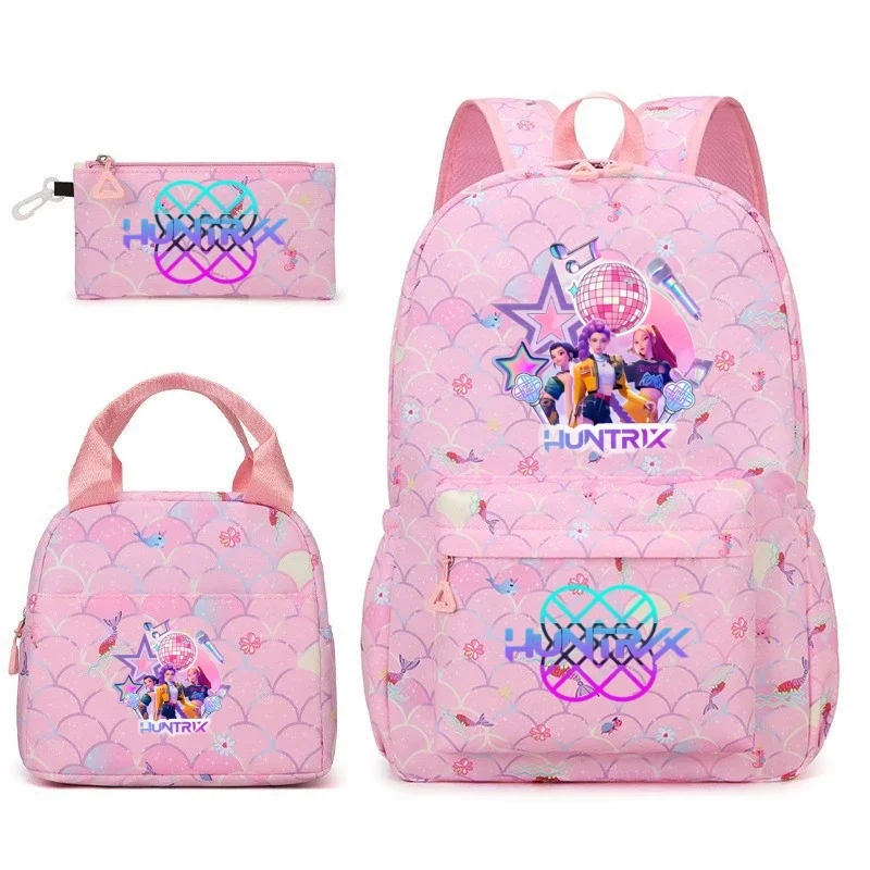 Школьный рюкзак для студентов KPop Demon Hunters, повседневный рюкзак с принтом из популярного фильма, модные рюкзаки для девочек и мальчиков, сумка для книг, стильные подарки