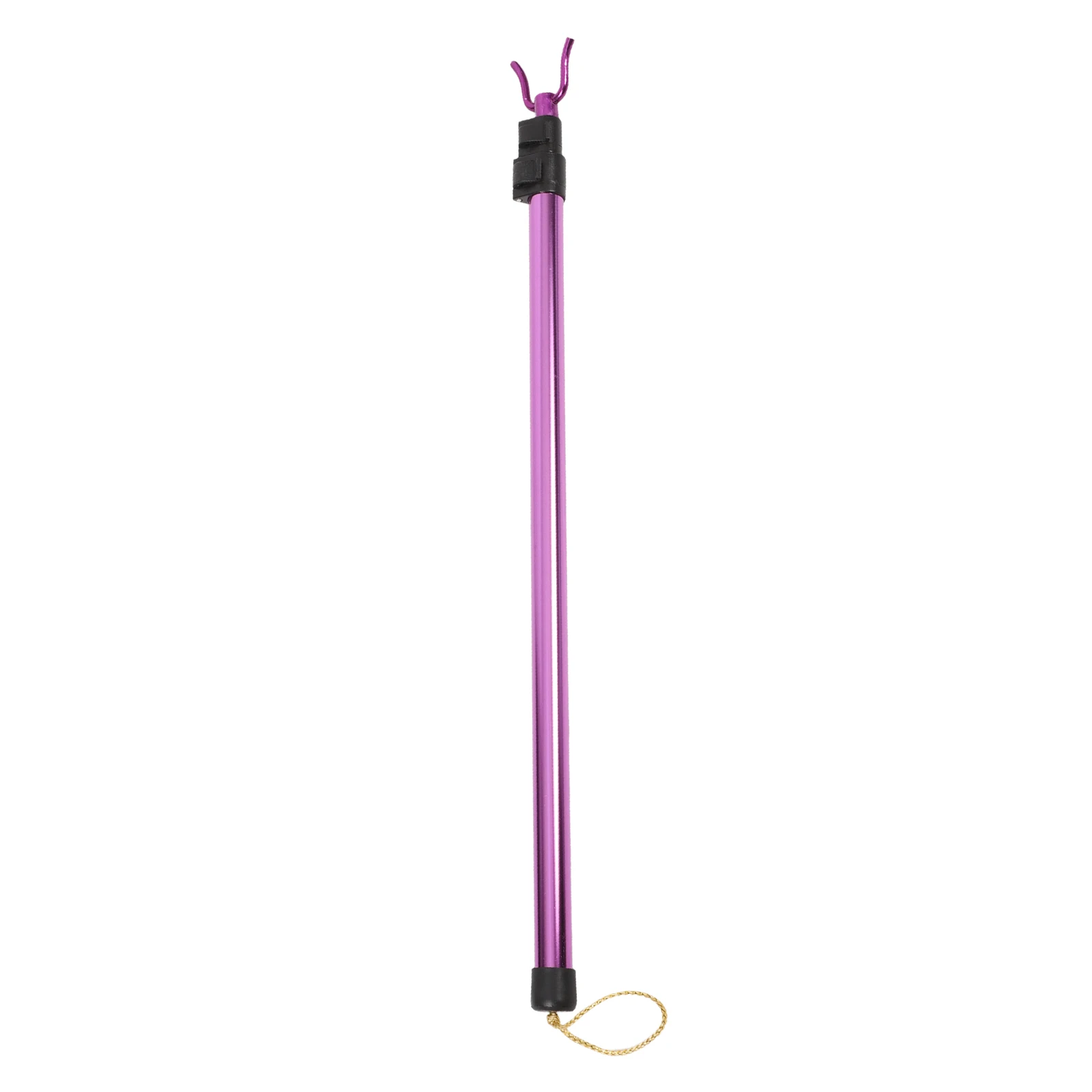 

Telescopic Clothes Rail Aluminum Smooth Purple Long Garment Travel Household Sturdy Reaching Rods Clothesline Pole