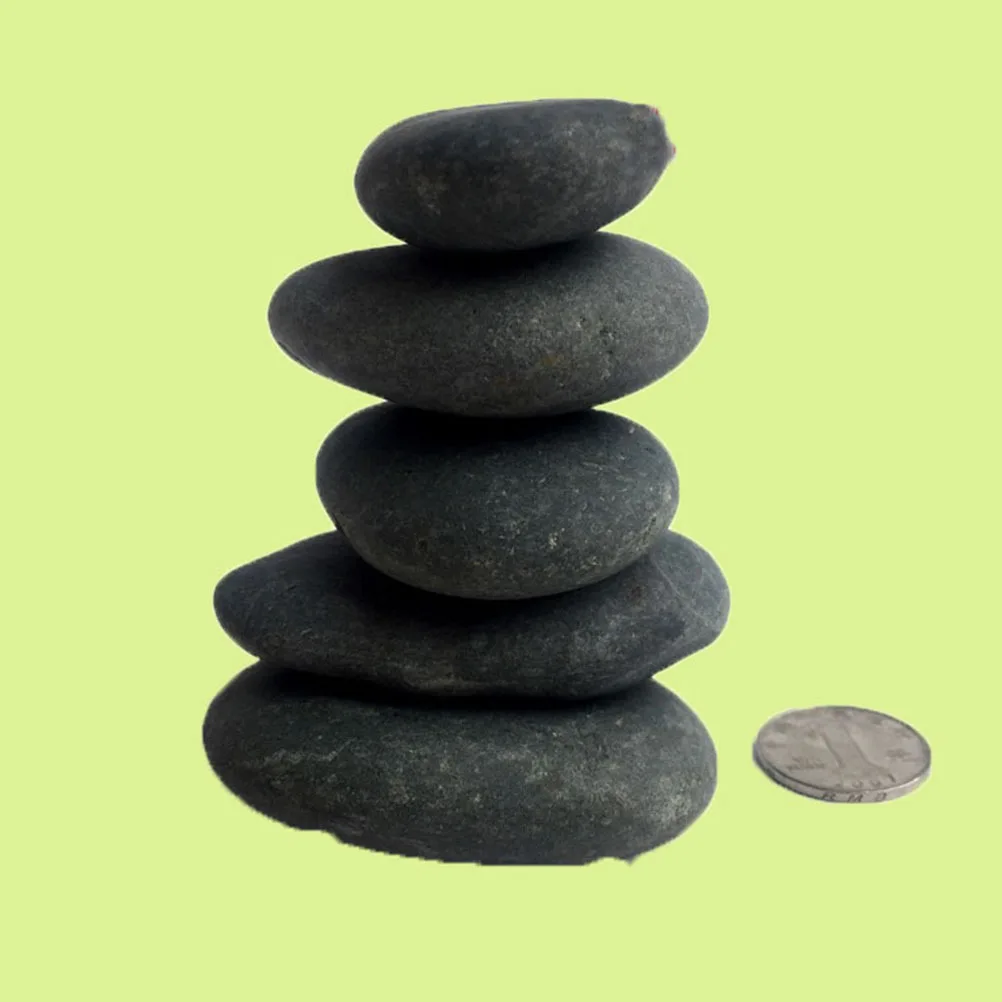 10Pcs Hand-Painted Smooth Stones Perfect for Small Writing Personalized DIY Polishing Pebbles Creative Drawing Painted