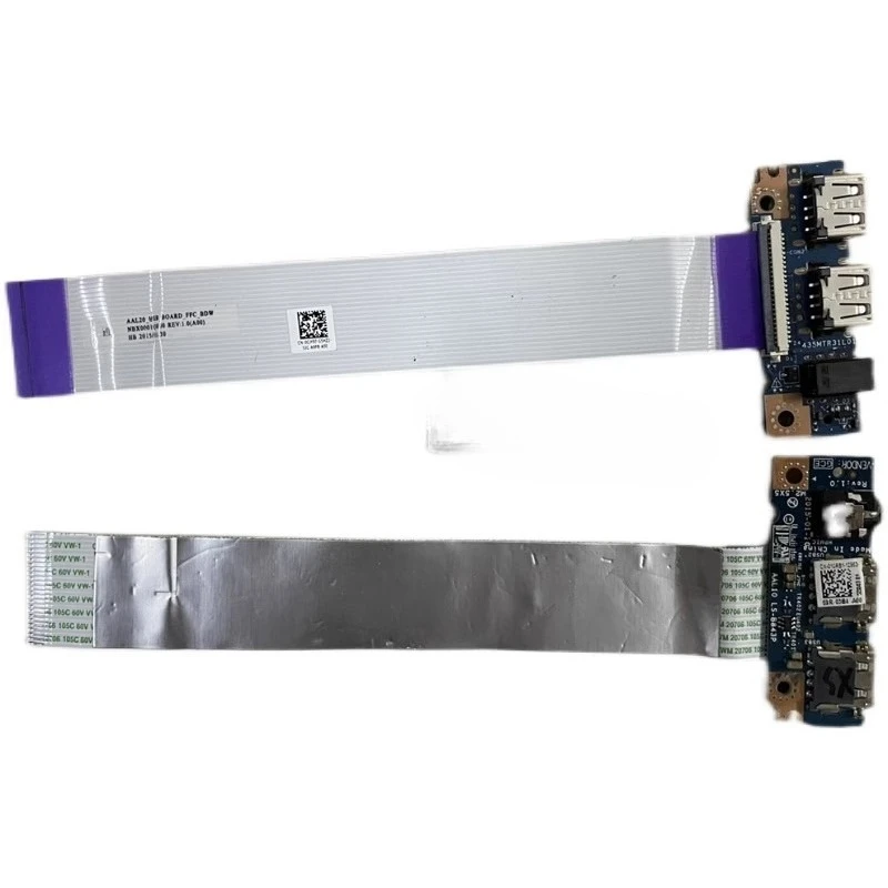 Placa USB para DELL Inspiron 15 5555 5558 5559 5758 Placa de áudio AAL10 LS-B843P 010R81 10R81