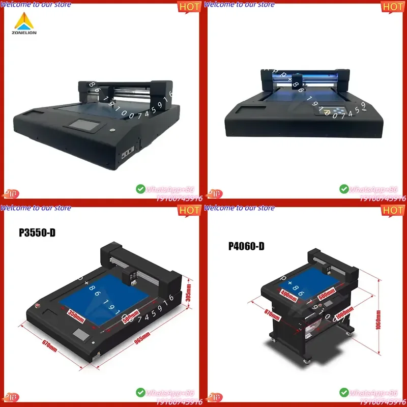 2026Hot D4060DC Die Cutting Plotter Machine Flatbed Cardboard Cut Flatbed Cutter Gift Box Cutting and Creasing Cutter