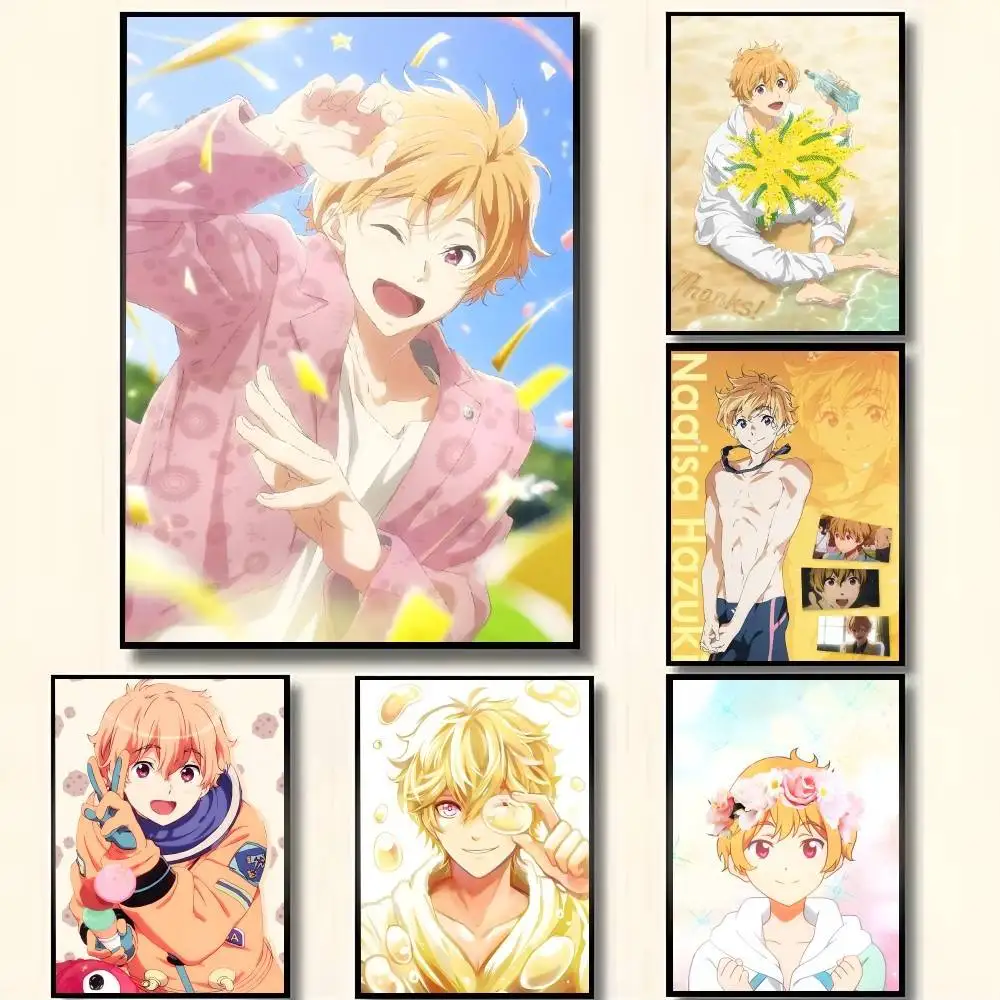 Cartoon Anime Characters Hazuki Nagisa Posters High Quality Self-adhesive Wall Art Decorations Color Prints Sticky