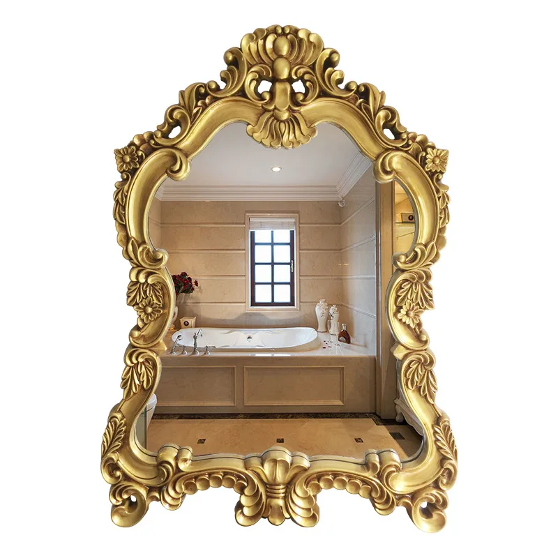 

European-style bathroom mirror, waterproof bathroom mirror, makeup