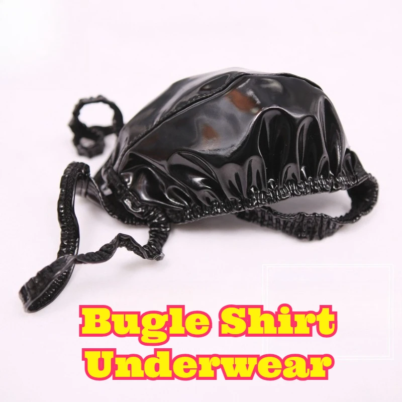 Beetle Shaped Briefs Mirror Finish Latex Spandex Leather Tight Sexy Soft Stretch Fitted Intimate Daily Personal Close Bottom New