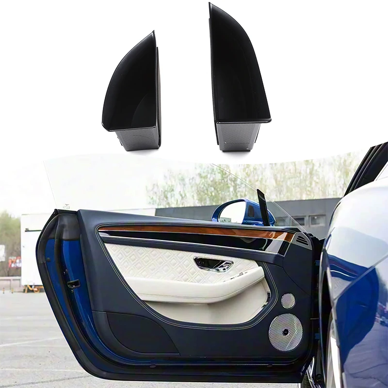 

For Bentley Continental 2018-2025 ABS Car Door Pull Insert Storage Cubby Storage Box Mobile Phone Box Interior Car Accessories